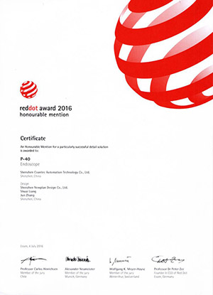 reddot award 2016 honourable mention